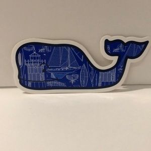 Vineyard Vines Nautical Blue Whale Sticker - Sale